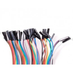 Female to Female Jumper Wires 40 Pin 30cm Robotics Bangladesh