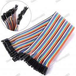 Female to Female Jumper Wires 40 Pin 30cm Robotics Bangladesh