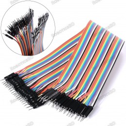 Male to Male Jumper Wires 40 Pin 30cm Robotics Bangladesh