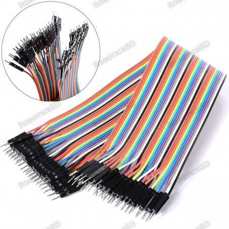 Male to Male Jumper Wires 40 Pin 30cm Robotics Bangladesh