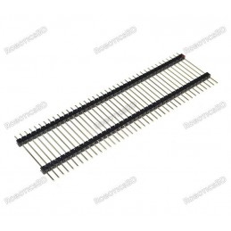 Male Pin Header Single Row Long Double Insulator 40 Pin 35mm Height Robotics Bangladesh