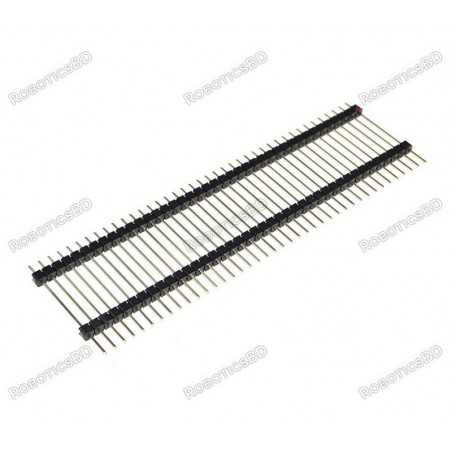 Male Pin Header Single Row Long Double Insulator 40 Pin 35mm Height Robotics Bangladesh