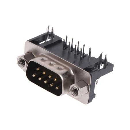 DB9 Pin Male Serial Connector PCB Mount Robotics Bangladesh