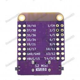 S2 Mini V1.0.0 ESP32-S2 4MB FLASH 2MB PSRAM WIFI Development Board Robotics Bangladesh
