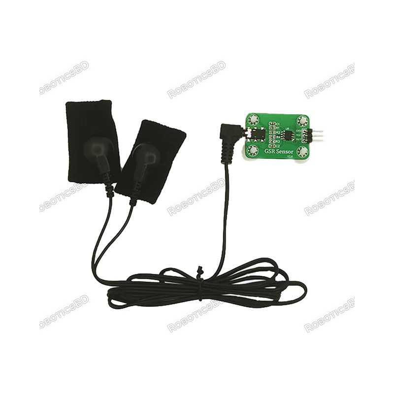 GSR Galvanic Skin Response Module Current Sensor Kit Measurable Skin Resistance Conductivity Sensor Robotics Bangladesh GSR Galvanic Skin Response Module Current Sensor Kit Measurable Skin Resistance Conductivity Sensor Robotics Bangladesh