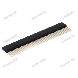 1×40 Pin 2.54mm Straight Long Female Strip Connector Arduino Stackable Header Robotics Bangladesh