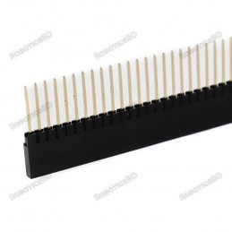 1×40 Pin 2.54mm Straight Long Female Strip Connector Arduino Stackable Header Robotics Bangladesh