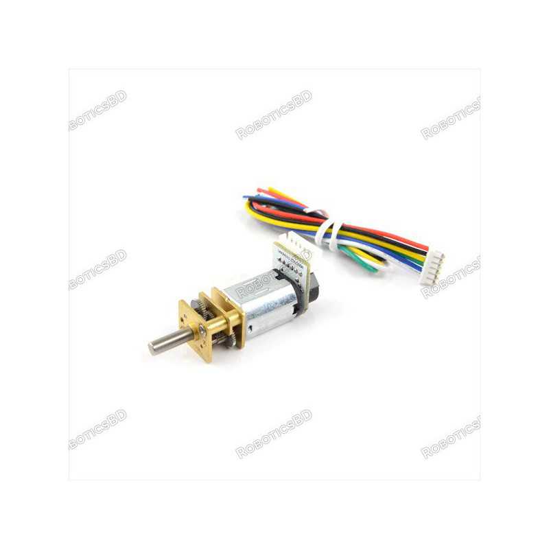 6V 30:1 530RPM Micro Metal Gearmotor w/ Encoder Robotics Bangladesh 6V 30:1 530RPM Micro Metal Gearmotor w/ Encoder Robotics Bangladesh