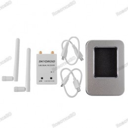 Skydroid 5.8G 150CH Full Channel UVC Dual Antenna Control Receiver OTG FPV Receiver Robotics Bangladesh