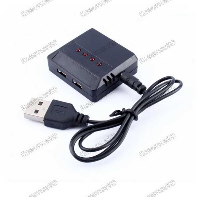 Lipo Battery Charger 1S 3.7V 4 Port 350mAH Robotics Bangladesh Lipo Battery Charger 1S 3.7V 4 Port 350mAH Robotics Bangladesh
