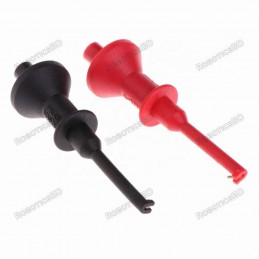 Testing Hook Clip Multimeters Test Lead Extension Probe Aperture 4mm Plug-in Pair Robotics Bangladesh