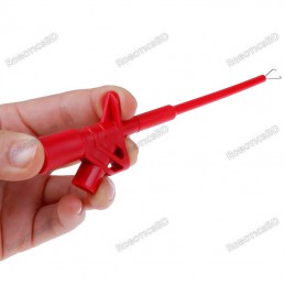 P5004 Professional Insulated Quick Test Hook Clip High Voltage Flexible Testing Probe 4mm Pair Robotics Bangladesh