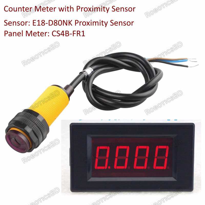 Digital Auto Counter Meter with Infrared Proximity Sensor 24V Robotics Bangladesh Digital Auto Counter Meter with Infrared Proximity Sensor 24V Robotics Bangladesh