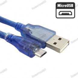 50 cm Micro USB Cable for Arduino Leonardo and Node MCU Robotics Bangladesh