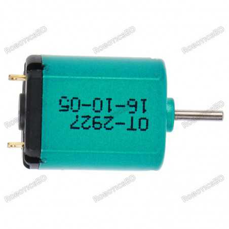 Carbon Brush DC Motor 1.5V to 3.7V High Speed Robotics Bangladesh