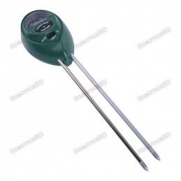 Soil Meter 3 in 1 PH Tester Soil Water Moisture Light Test Analog Meter Robotics Bangladesh