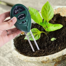 Soil Meter 3 in 1 PH Tester Soil Water Moisture Light Test Analog Meter Robotics Bangladesh