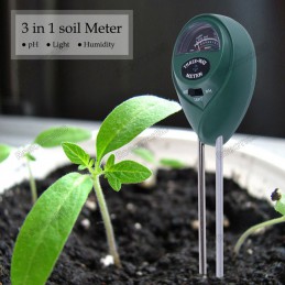Soil Meter 3 in 1 PH Tester Soil Water Moisture Light Test Analog Meter Robotics Bangladesh