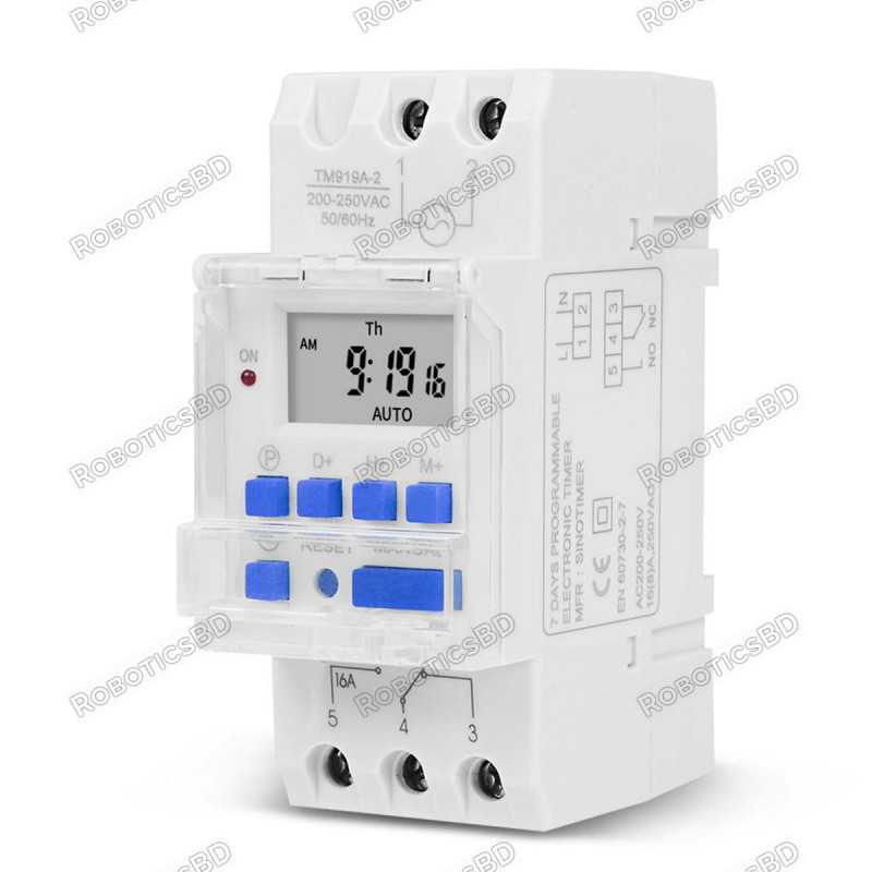 Sinotimer Programmable Timer Relay Control Weekly Robotics Bangladesh Sinotimer Programmable Timer Relay Control Weekly Robotics Bangladesh