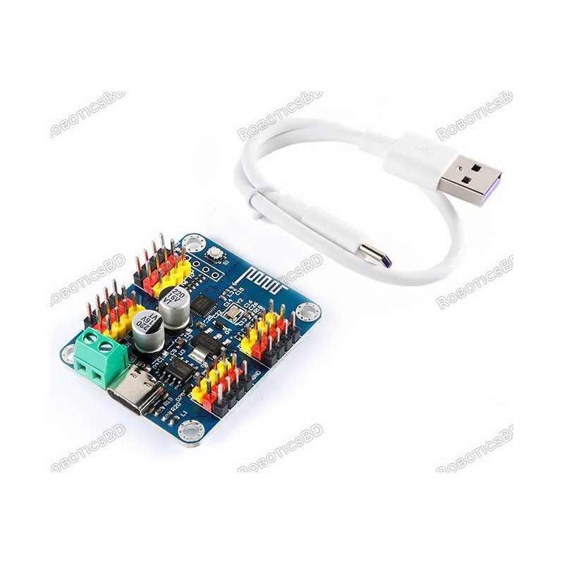 Servo Motor Controller Driver Board 16 Channels High Accuracy MCU Software Robotics Bangladesh Servo Motor Controller Driver Board 16 Channels High Accuracy MCU Software Robotics Bangladesh