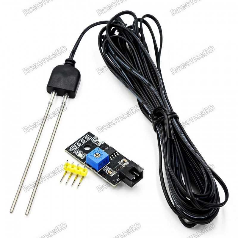 Soil Moisture Hygrometer Detection Humidity Sensor Module Corrosion Resistance Probe Robotics Bangladesh Soil Moisture Hygrometer Detection Humidity Sensor Module Corrosion Resistance Probe Robotics Bangladesh