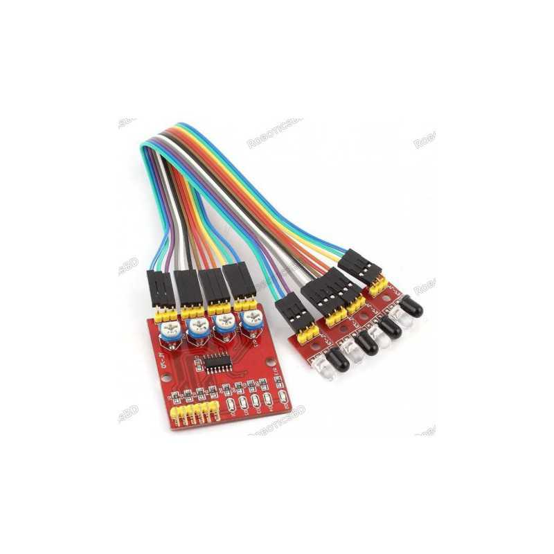 4 Channel Infrared Line Following and Obstacle Sensor Robotics Bangladesh 4 Channel Infrared Line Following and Obstacle Sensor Robotics Bangladesh