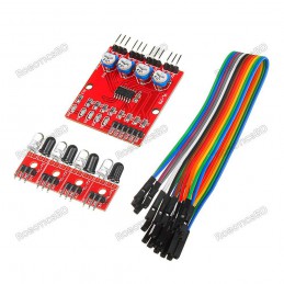 4 Channel Infrared Line Following and Obstacle Sensor Robotics Bangladesh
