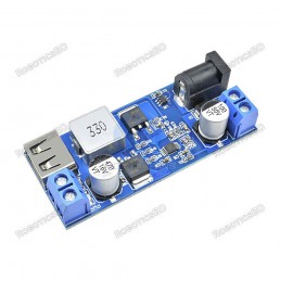 LM2596S DC-DC 24V/12V To 5V 5A Step Down Power Supply Buck Converter Charging Module Robotics Bangladesh