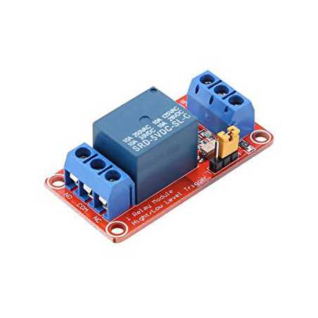 1 Channel 24V Relay Board Module with OPTO Isolation Support High or Low Level Trigger Robotics Bangladesh