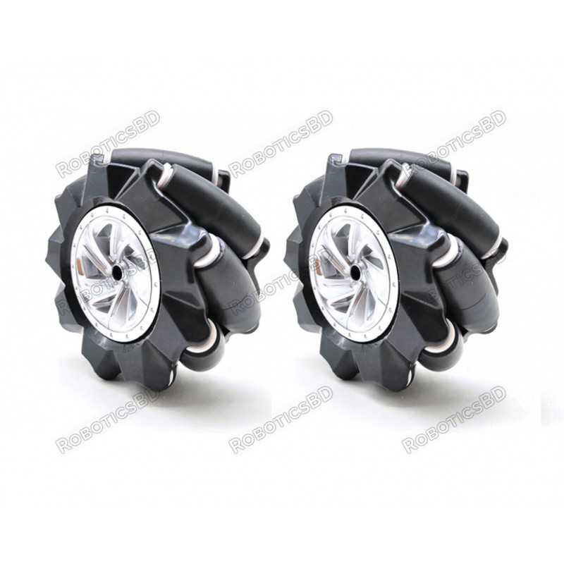 Mecanum Wheel 80mm for Advanced Robotics (Left + Right) Pair Robotics Bangladesh Mecanum Wheel 80mm for Advanced Robotics (Left + Right) Pair Robotics Bangladesh