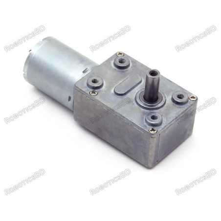 JGY-370 DC 12V 160RPM Self-locking Reduction Worm Gear Motor Robotics Bangladesh