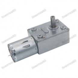 JGY-370 DC 12V 160RPM Self-locking Reduction Worm Gear Motor Robotics Bangladesh