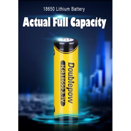 Doublepow 18650 3.7V 2500mAh True Capacity Battery Robotics Bangladesh