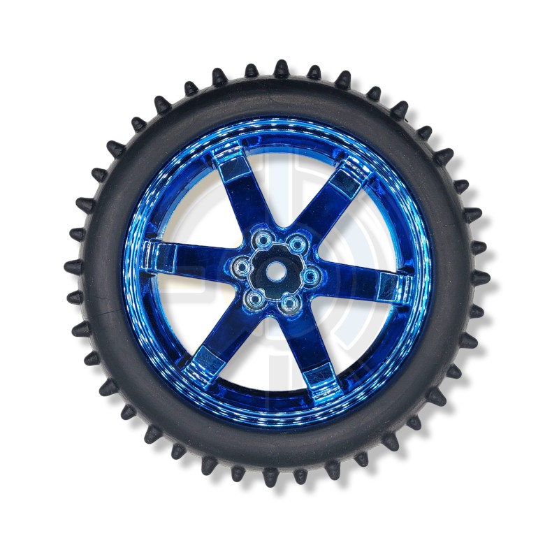 85mm Antiskid Wheel (Pack of 4) Robotics Bangladesh