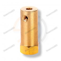 4mm Hex coupling for Robot Smart Car Wheel 30mm Length Robotics Bangladesh