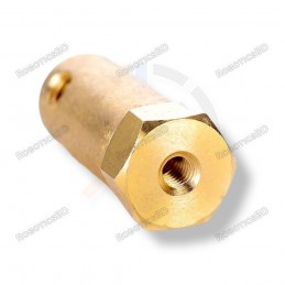 4mm Hex coupling for Robot Smart Car Wheel 30mm Length Robotics Bangladesh