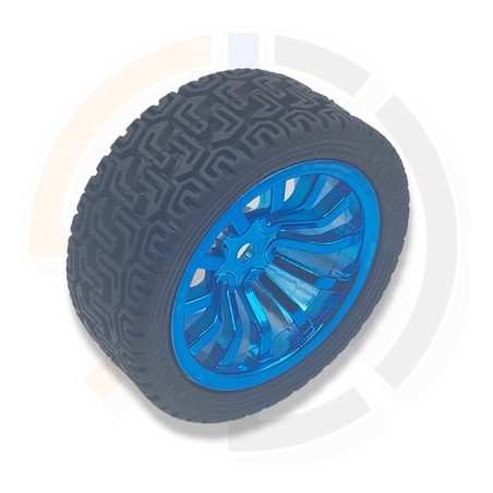 65mm Rubber Wheel Robotics Bangladesh