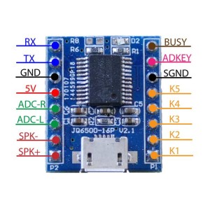 JQ6500 V2.1 MP3 Player Module Robotics Bangladesh