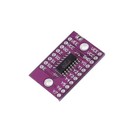 CJMCU-4051 74HC4051 8 Channel Analog Multiplexer/Demultiplexer Breakout Board for Arduino Robotics Bangladesh