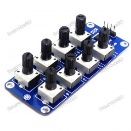 Rotary Potentiometer Analog Knobs 8 Channel Module Robotics Bangladesh