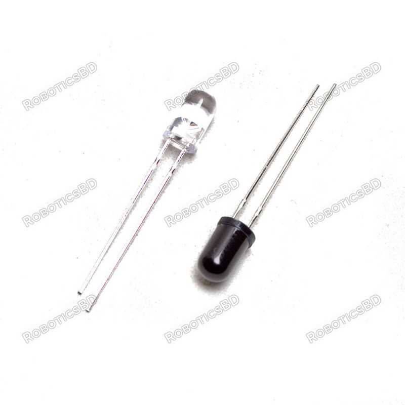 5mm Infrared Emitter and Detector Robotics Bangladesh 5mm Infrared Emitter and Detector Robotics Bangladesh