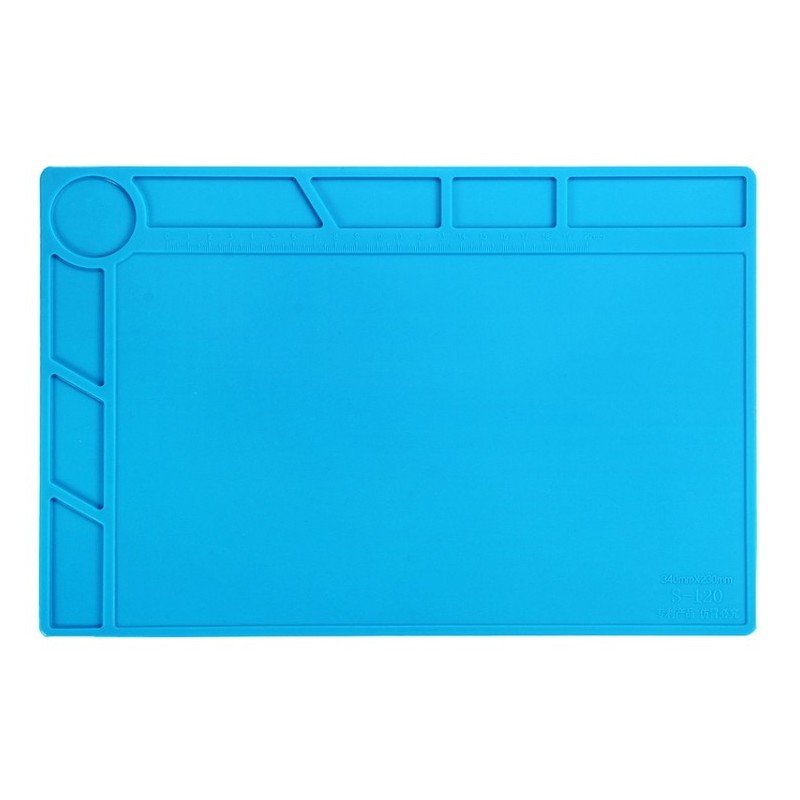 Heat Resistant S120 Silicone 13.4" x 9" Soldering Work Mat Robotics Bangladesh