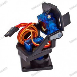 Abs Material 2 Axis Pan Tilt Camera Mount with SG90 Robotics Bangladesh