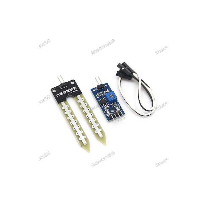 YL-69 Soil Hygrometer Humidity & Soil Moisture Detection Sensor Robotics Bangladesh YL-69 Soil Hygrometer Humidity & Soil Moisture Detection Sensor Robotics Bangladesh