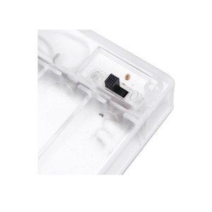 Transparent 3 x AA Battery Holder Box with switch Robotics Bangladesh