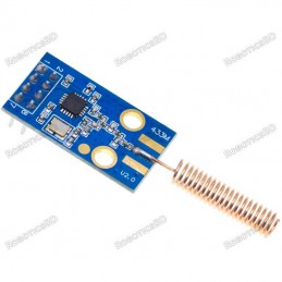 CC1101 500kbps Wireless Transceiver Module RF 433mhz SPI Interface Spring Antenna Robotics Bangladesh