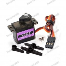 MG90s Micro Metal Servo 360 Degree Continuous Rotation Robotics Bangladesh