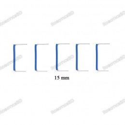 15mm U-Shaped Solderless Breadboard Jumper Cable (Pack of 5) Robotics Bangladesh