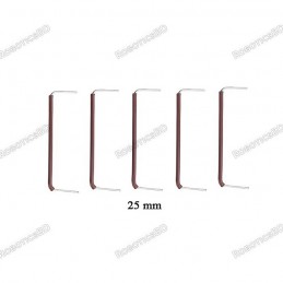 17mm - 25mm U-Shaped Solderless Breadboard Jumper Cable (Pack of 5) Robotics Bangladesh