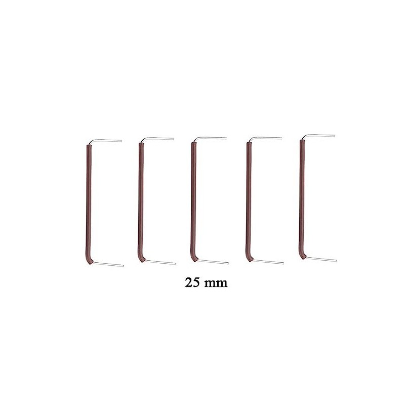 17mm - 25mm U-Shaped Solderless Breadboard Jumper Cable (Pack of 5) Robotics Bangladesh